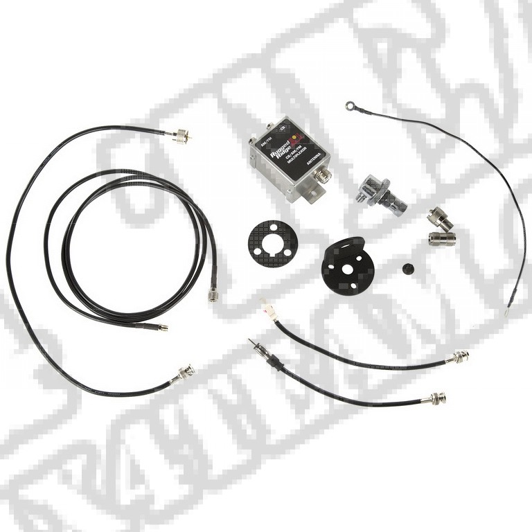 Zestaw mocowania anteny CB/AM/FM; 97-18 Jeep Wrangler