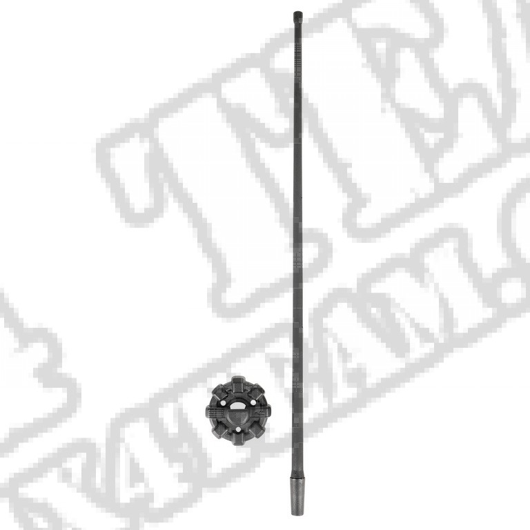 13" antena Reflex z podstawą; 07-20 Jeep Wrangler & Gladiator JK/JL/JT