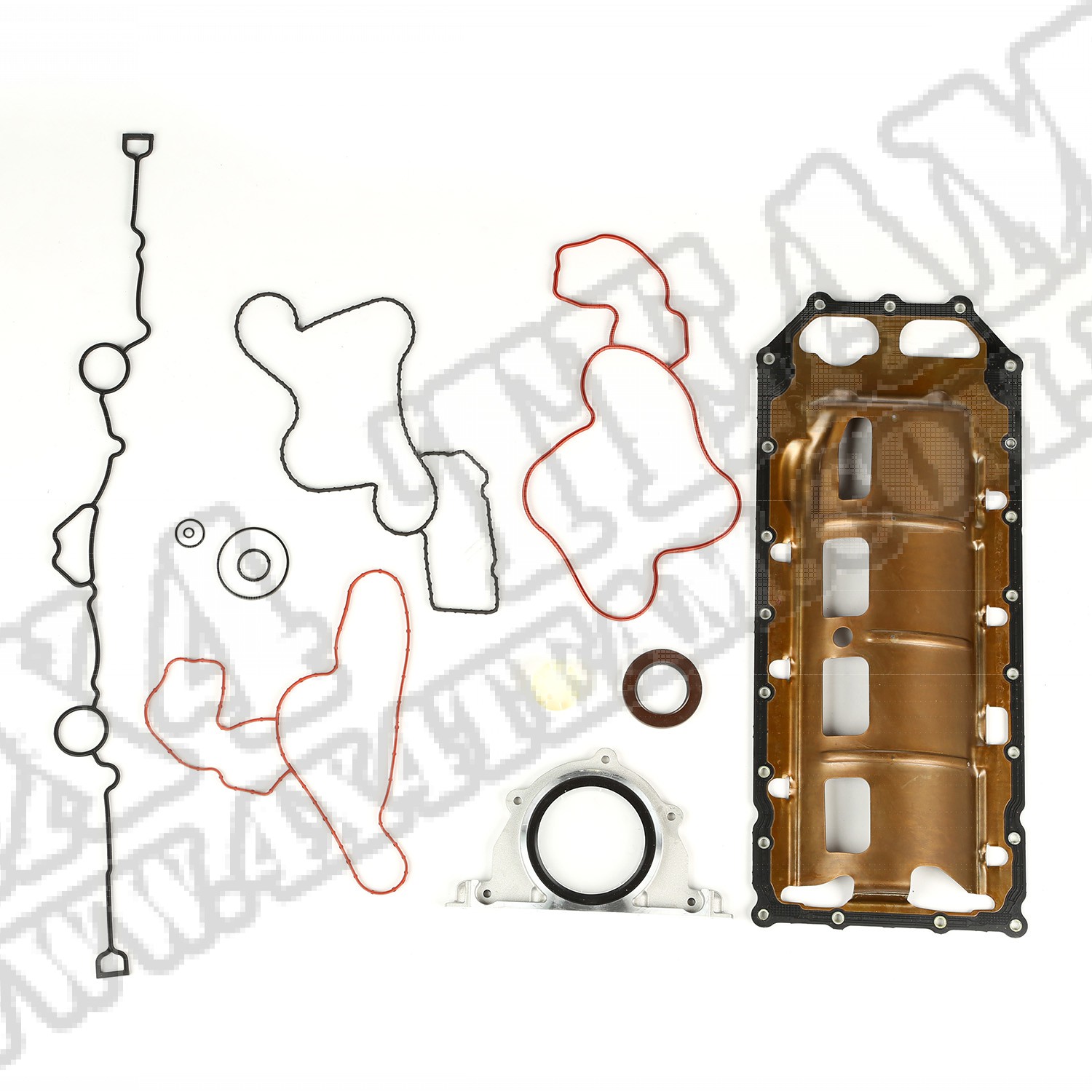 Zestaw dolnych uszczelnien silnika, 5.7L, 05-15, Jeep Grand Cherokee