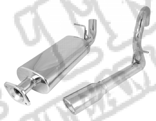 Układ wydechowy końcowy 04-06 Jeep Wrangler Unlimited LJ