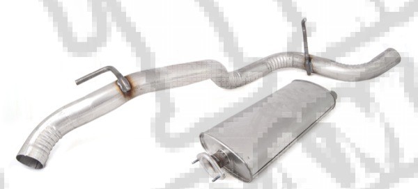 Tłumik końcowy z rurą 02-07 Jeep Liberty KJ
