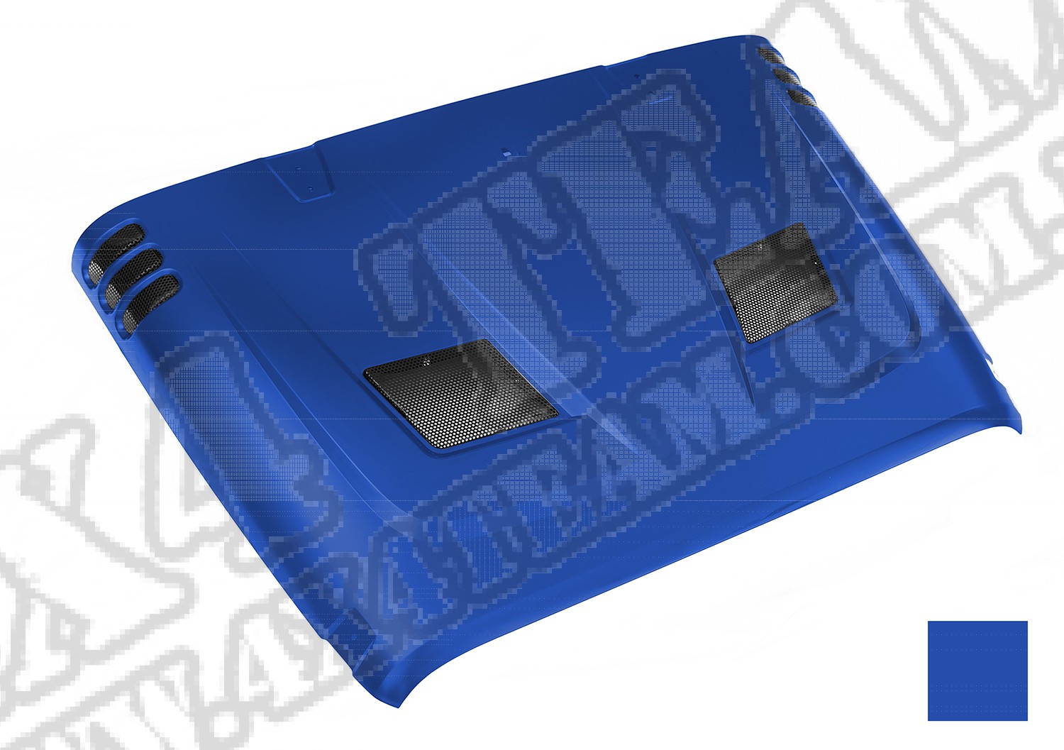 Performance Vented Hood, painted PBJ code. (Hydro Blue) 07-14 JK.