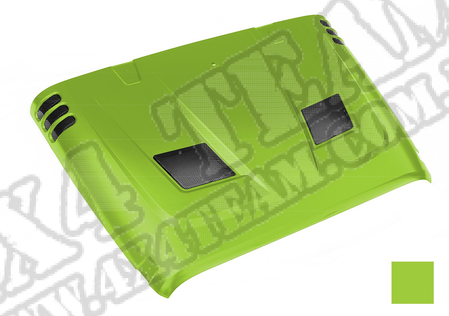 Performance Vented Hood, painted PFM code. (Gecko) 07-14 JK.