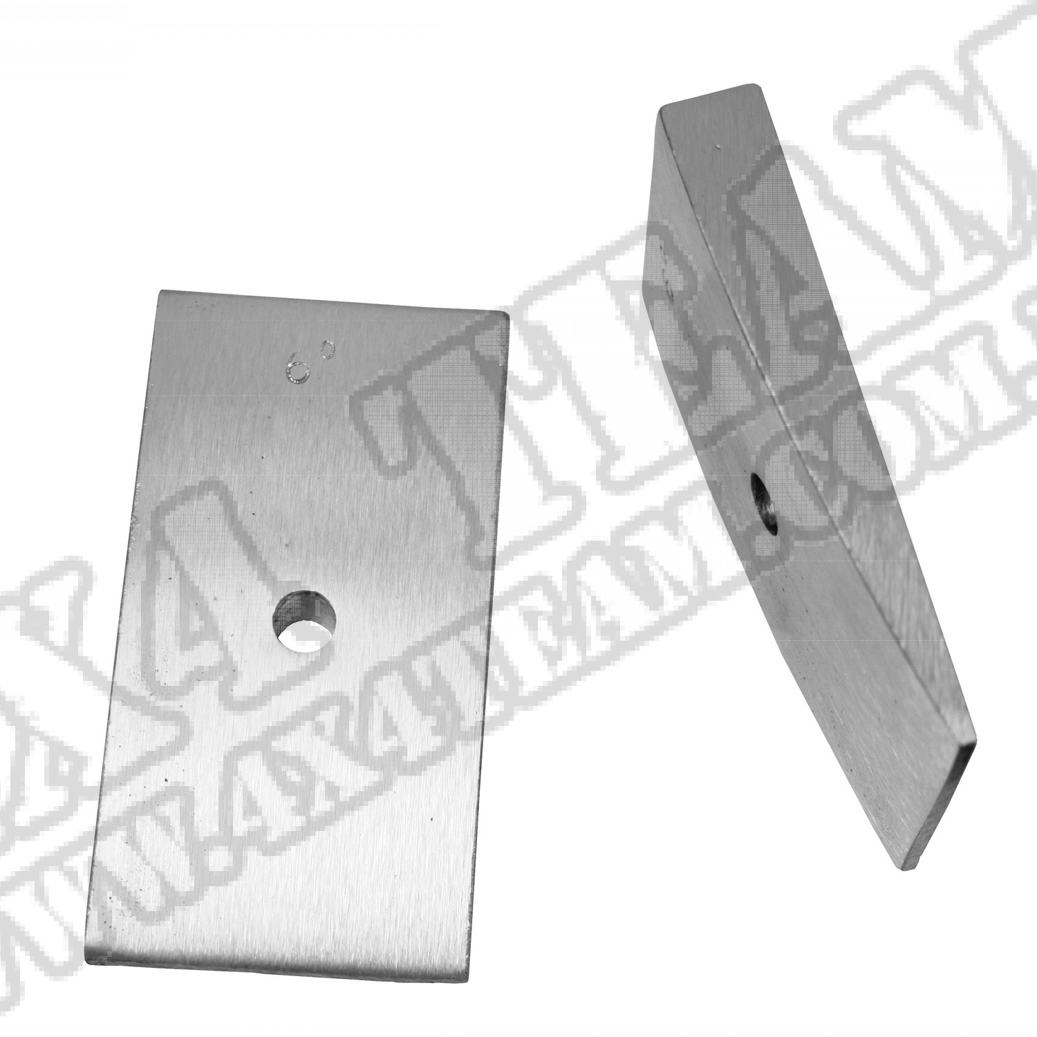 Suspension Leaf Spring Shim Kit, Rear, 6 Degree, 2.5 Inches Wide