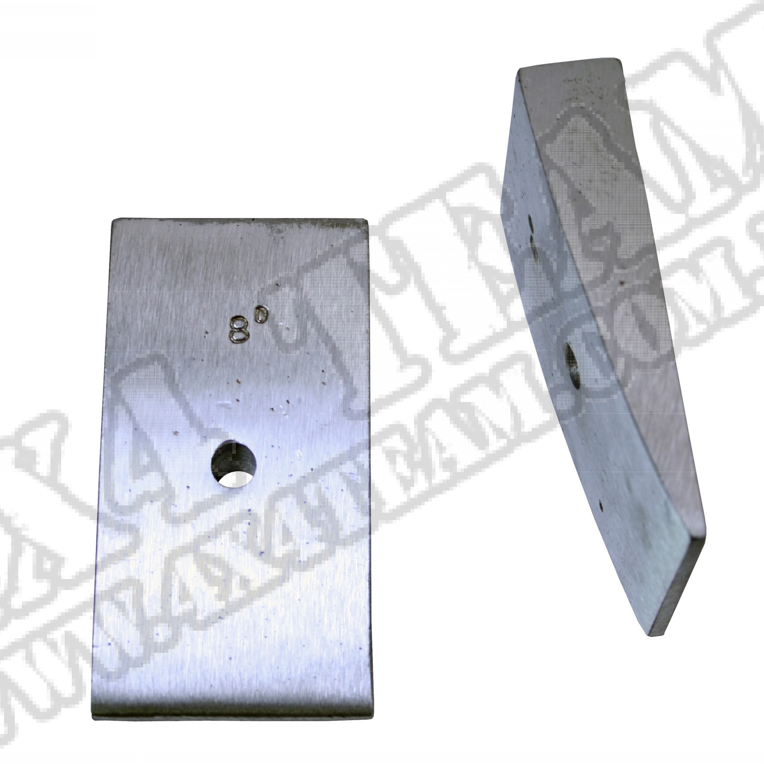 Suspension Leaf Spring Shim Kit, Rear, 8 Degree, 2.5 Inches Wide