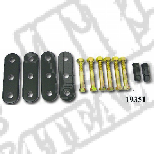 Suspension Leaf Spring Shackle Kit, Heavy Duty; 55-75 Jeep CJ
