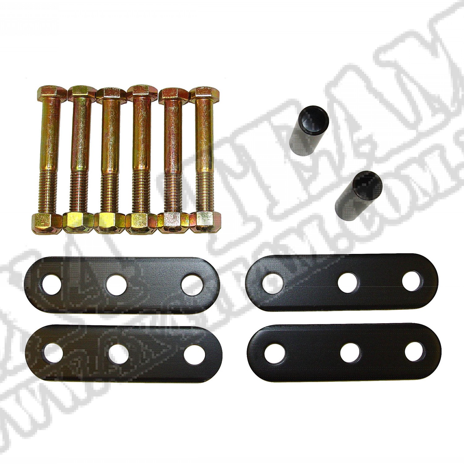 Suspension Leaf Spring Shackle Kit, Front, HD; 76-86 Jeep CJ