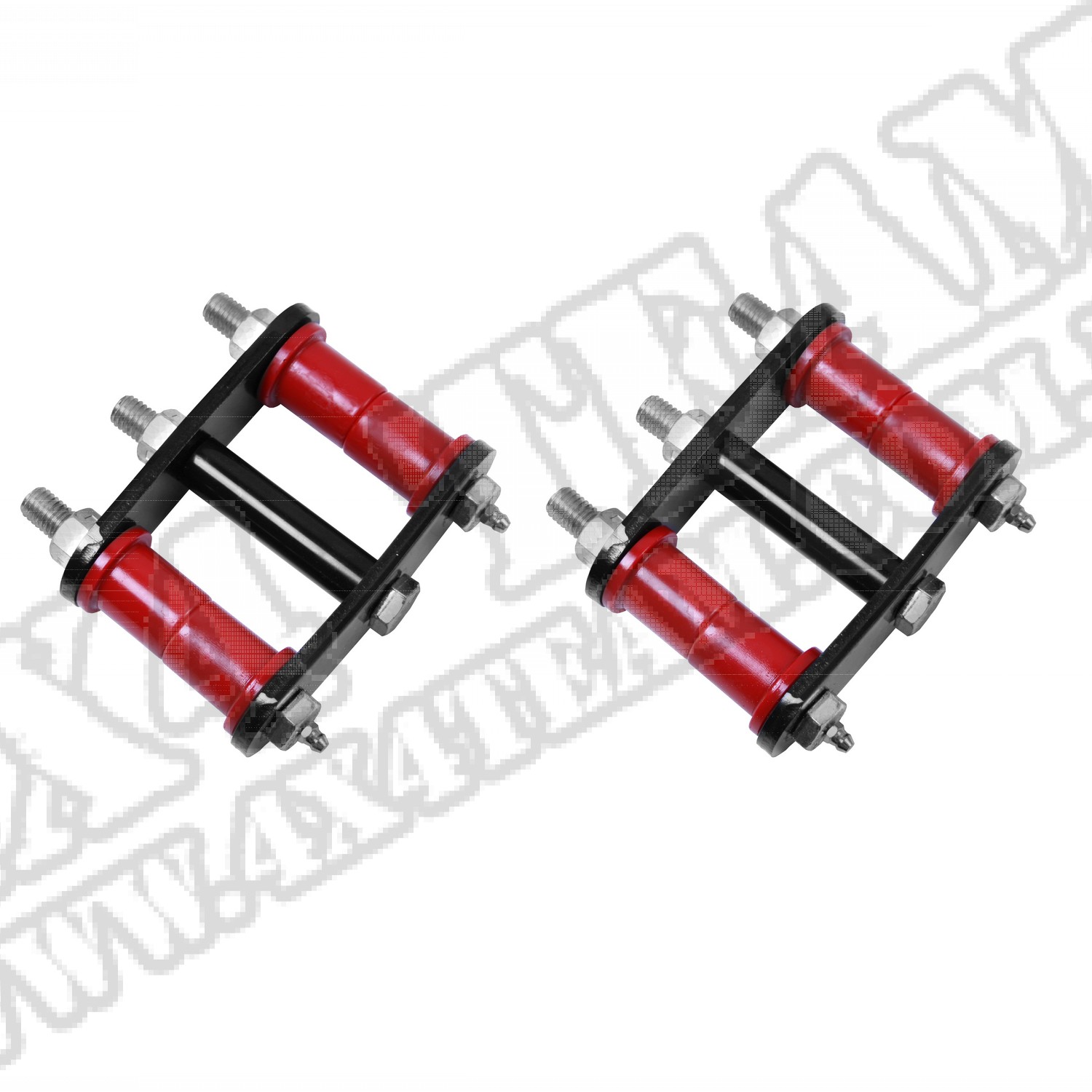 Suspension Leaf Spring Shackle Kit, Rear, HD, Greaseable; 76-86 CJ