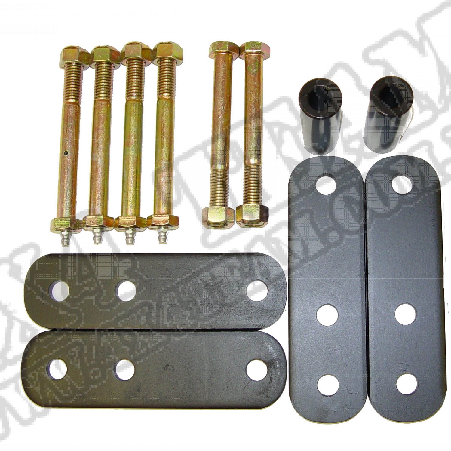 Suspension Leaf Spring Shackle Kit, Front, 1 Inch Lift; 87-95 Wrangler