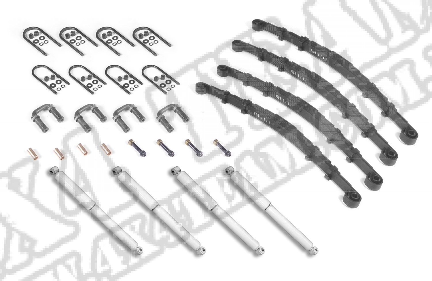 Suspension Leaf Spring Kit; 41-63 Willys/Jeep