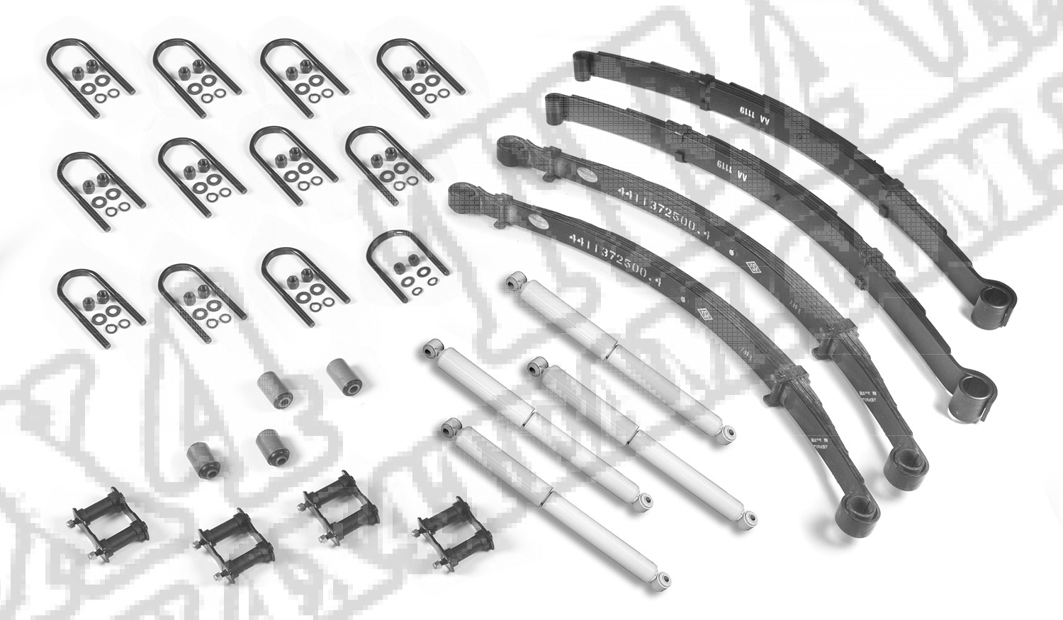 Suspension Leaf Spring Kit; 82-86 Jeep CJ