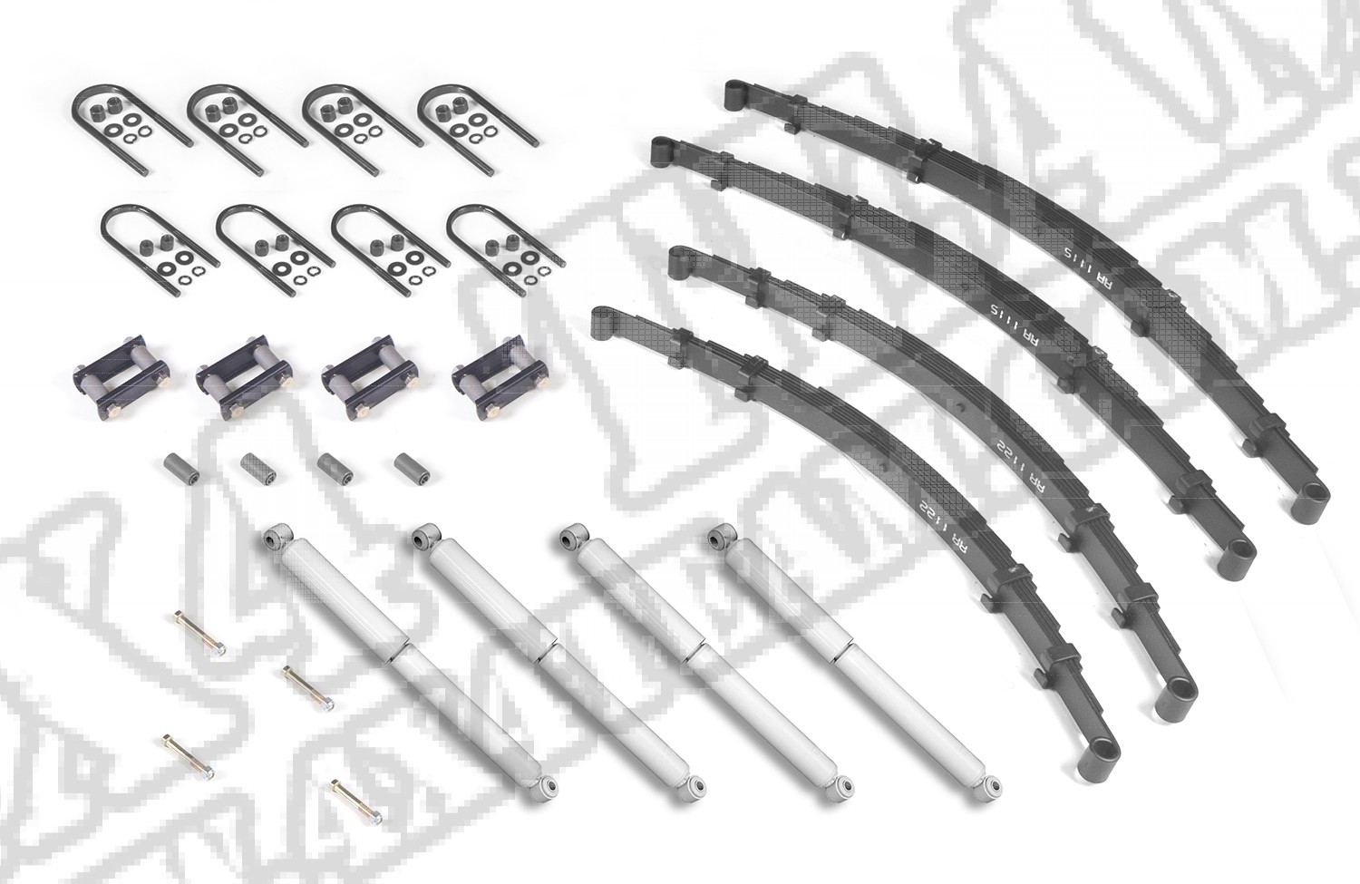 Suspension Leaf Spring Kit; 52-57 Willys M38-A1
