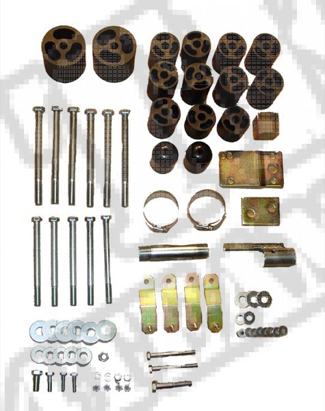 Suspension Body Lift Kit, 3 Inch; 97-06 Jeep Wrangler TJ