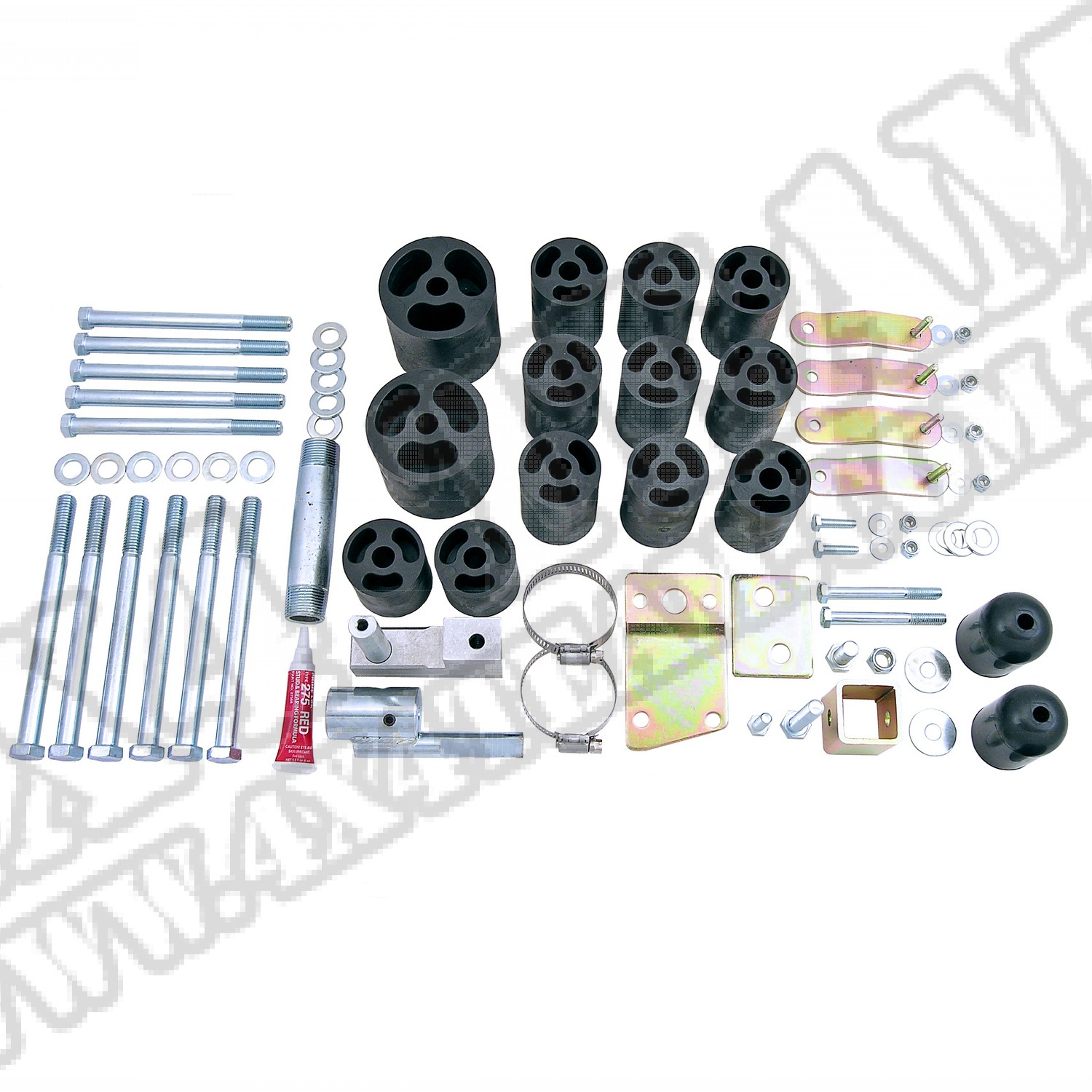 Suspension Body Lift Kit, 3 Inch; 97-06 Jeep Wrangler TJ