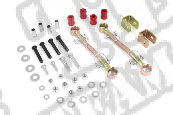 Suspension Stabilizer Bar Link Kit, Front, 4 Inch Lift; 97-06 Jeep TJ