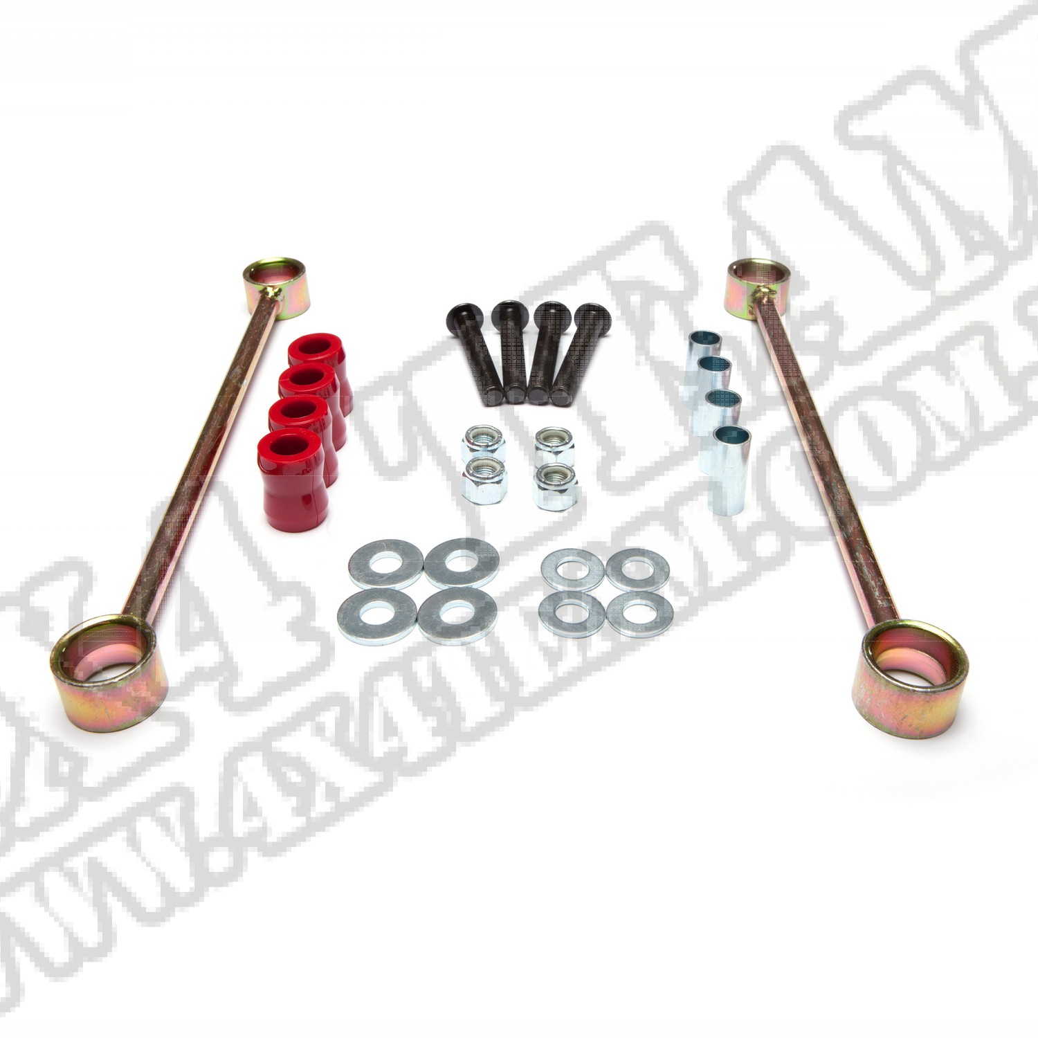 Suspension Stabilizer Bar Link Kit, Rear, 4 Inch Lift; 07-18 Jeep JK
