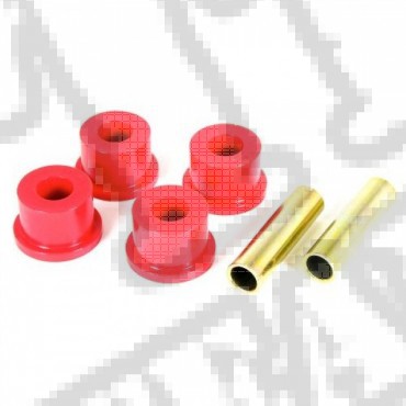 Suspension Frame Shackle Bushing Kit, Rear; 84-99 Jeep Cherokee XJ