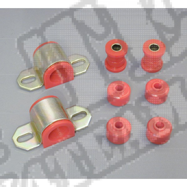 Suspension Stabilizer Bar Bushing Kit, Front, Red, 25mm; 84-01 XJ