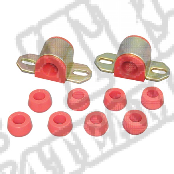 Suspension Stabilizer Bar Bushing Kit, Front, Red, 7/8 Inch; 76-86 CJ