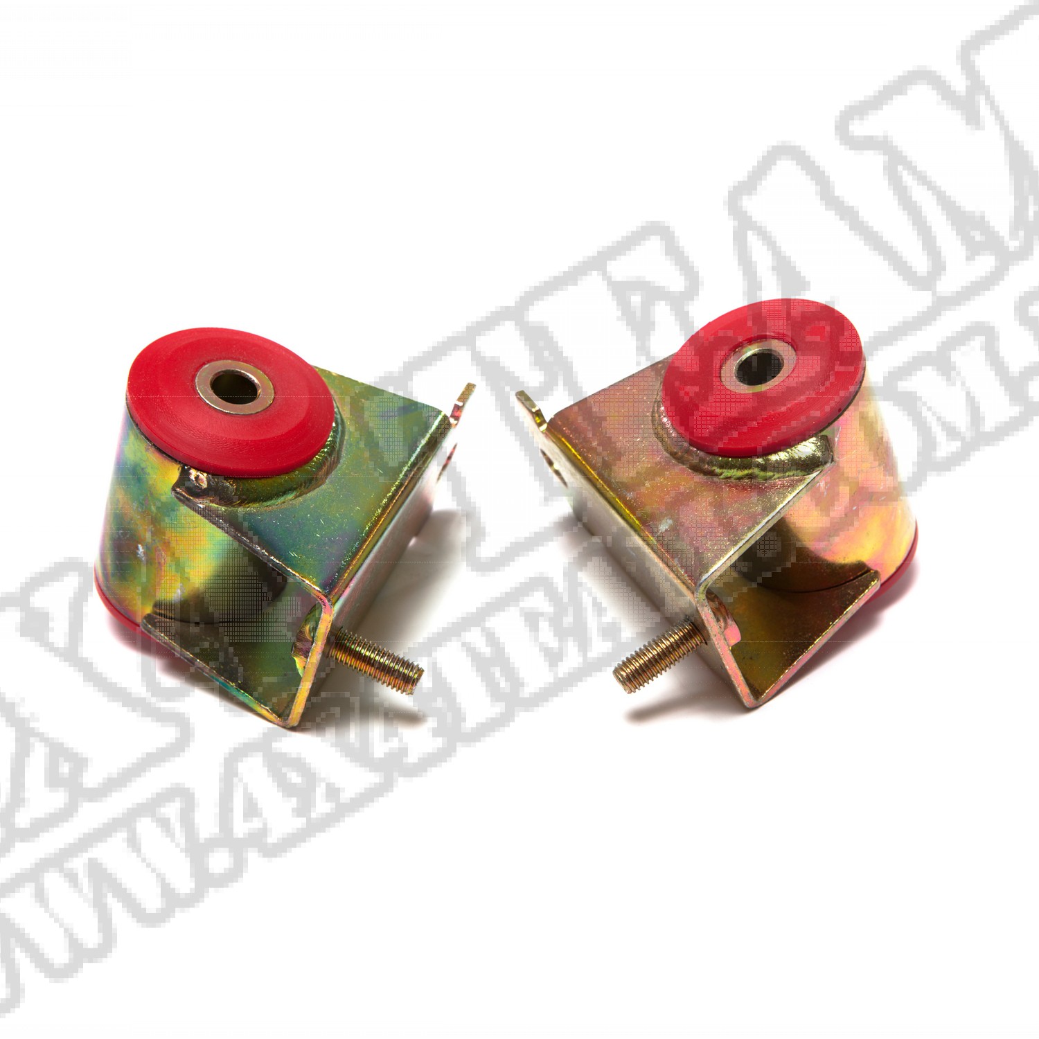 Poduszki silnika, czerwone polyuretanowe, para 87-06 4.0L/87-01 4.0L
