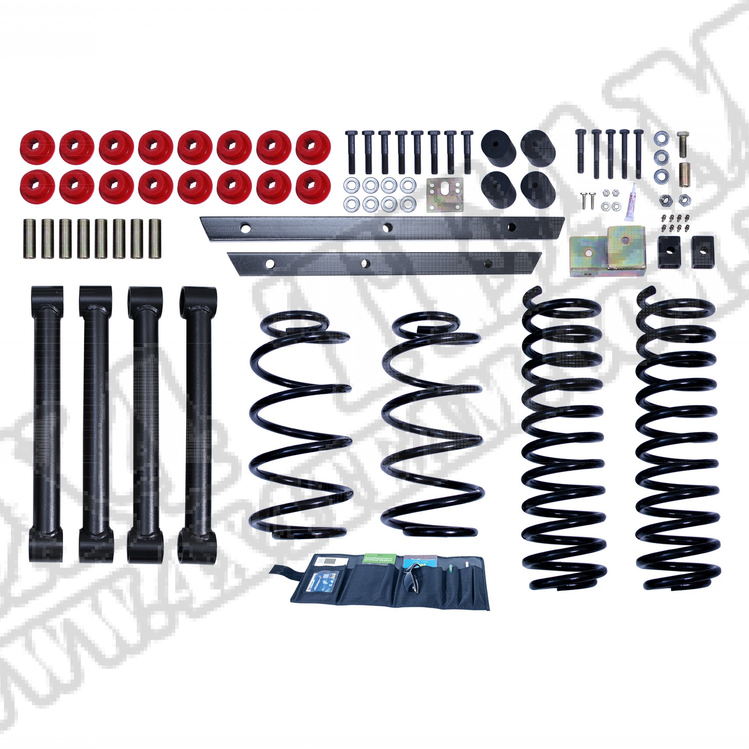 Suspension Lift Kit, 2 Inch, No Shocks; 97-02 Jeep Wrangler TJ