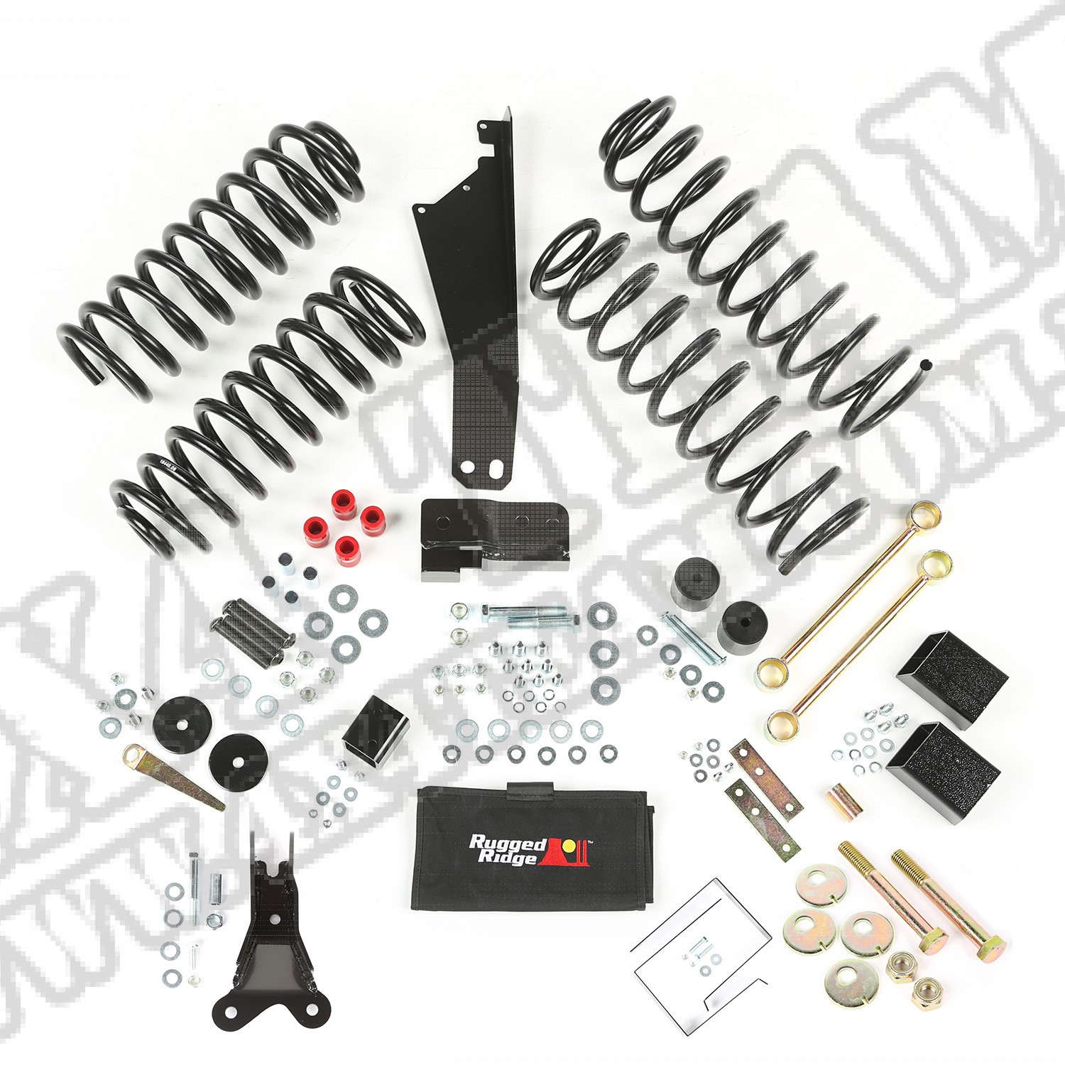 Suspension Lift Kit, 2.5 Inch, No Shocks; 07-18 Jeep Wrangler JK