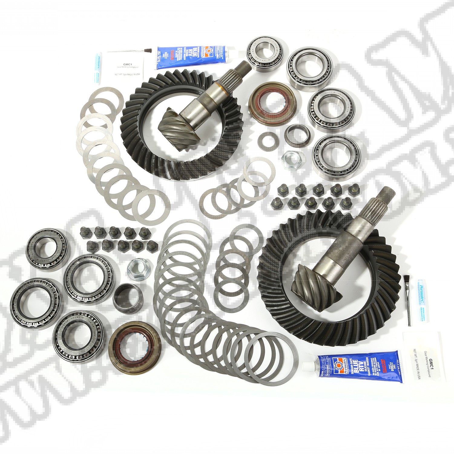 Ring and Pinion Kit, 4.56 Ratio; 07-18 Jeep Wrangler, for Dana 44/44