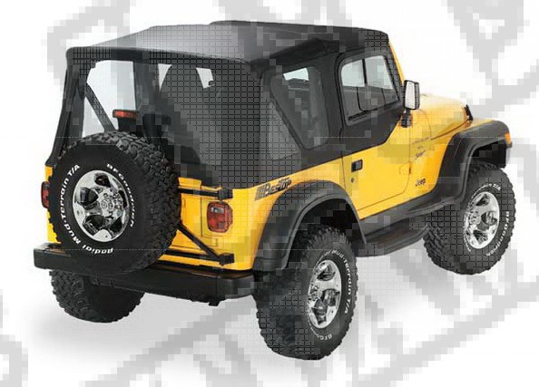 Komplet nakładek błotników 97-02 Jeep TJ Wrangler