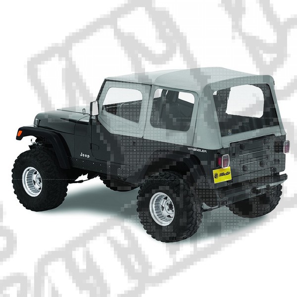 Plandeka Replace-A-Top Charcoal 88-95 Jeep YJ Wrangler