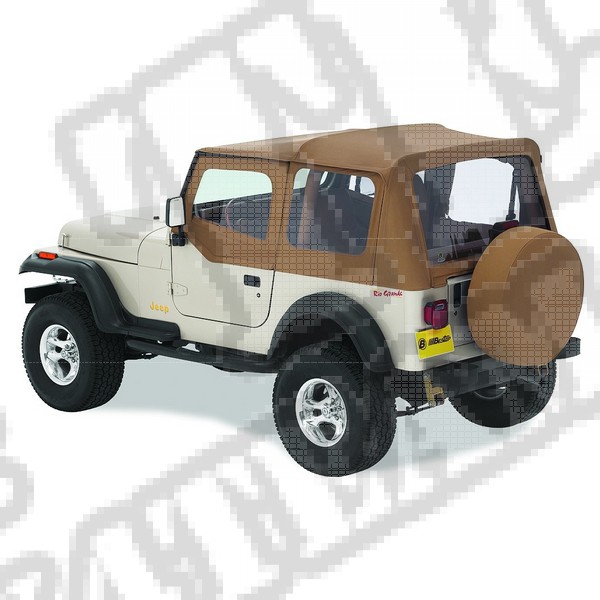 Plandeka Replace-A-Top z poszyciem drzwi Spice 97-02 Jeep TJ Wrangler