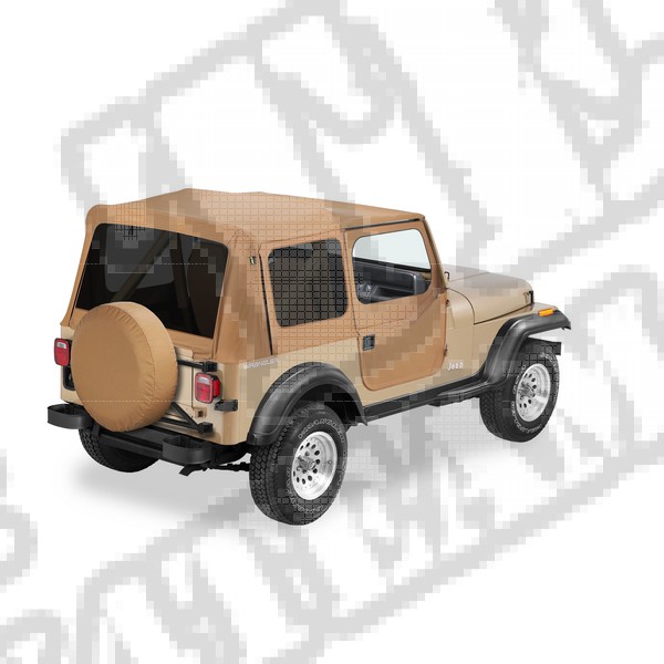 Plandeka Replace-A-Top z przyciemnianymi oknami/poszyciem drzwi Spice 88-95 Jeep Wrangler