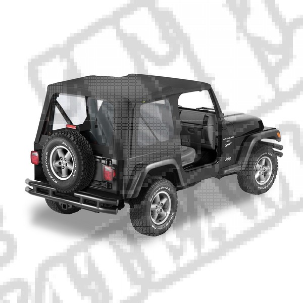 Plandeka Replace-A-Top Czarny Denim 97-02 Jeep TJ Wrangler