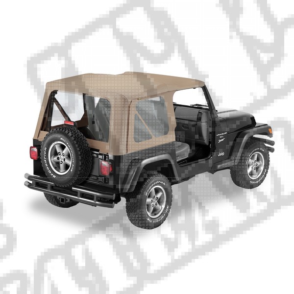 Plandeka Replace-A-Top ciemny Beż 97-02 Jeep TJ Wrangler