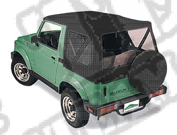 Replay plandeka Czarny Denim 86-95 Suzuki Samurai