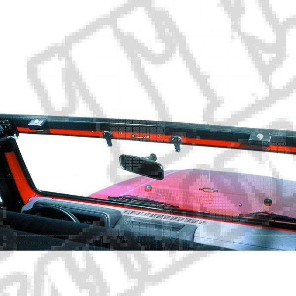 Listwa przednia mocująca Plastic 97-06 Jeep TJ Wrangler i 04-06 LJ 