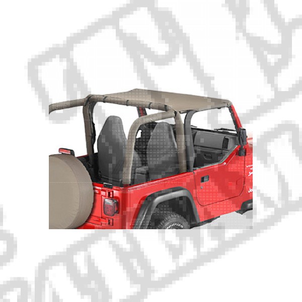 Daszek Bikini mocowany bez pasków ciemny Beż 97-02 Jeep TJ Wrangler