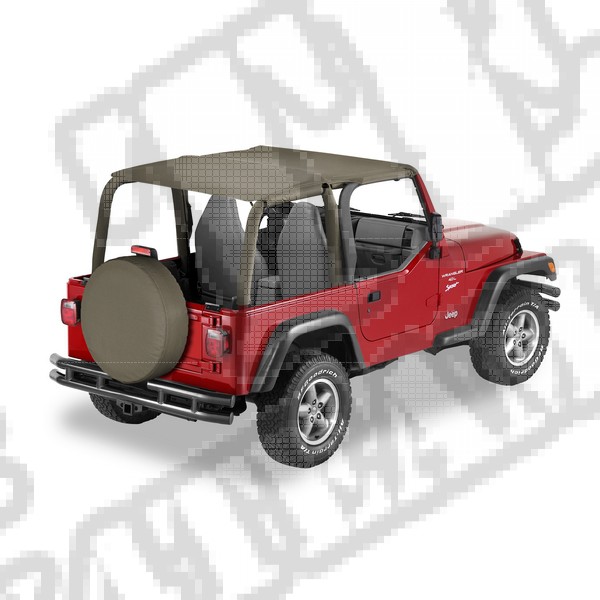 Daszek Safari Header Bikini Khaki Diamond 03-06 Jeep TJ Wrangler