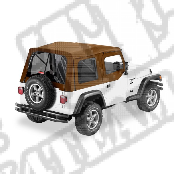 Plandeka ze stelażem Supertop przyciemniane okna Spice 87-95 Jeep YJ Wrangler