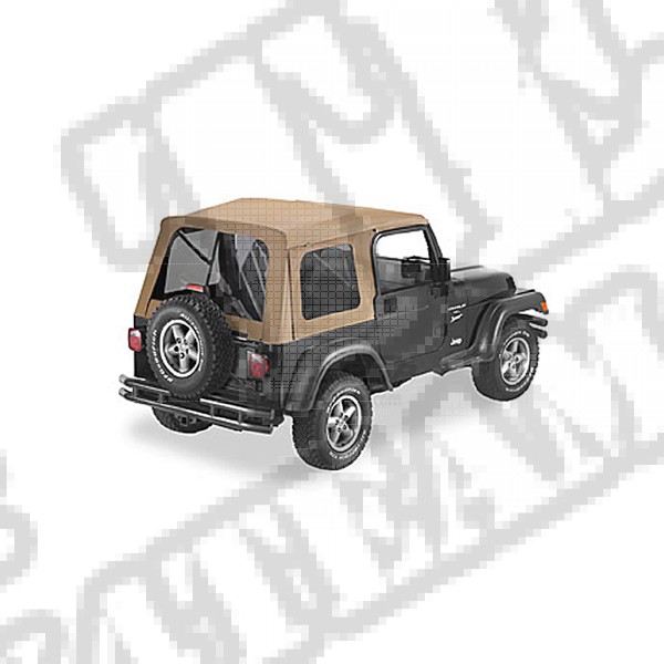 Plandeka ze stelażem Supertop przyciemniane okna Spice 97-02 Jeep TJ Wrangler