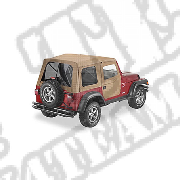 Plandeka ze stelażem Supertop przyciemniane okna/Doors Spice 97-06 Jeep TJ Wrangler