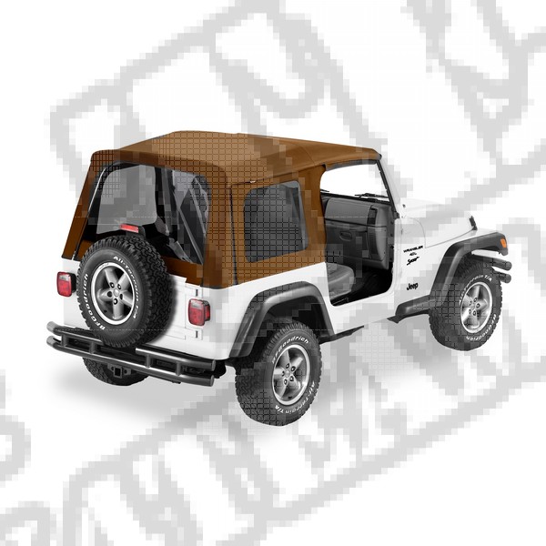 Plandeka ze stelażem Supertop przyciemniane okna Spice 97-06 Jeep TJ Wrangler