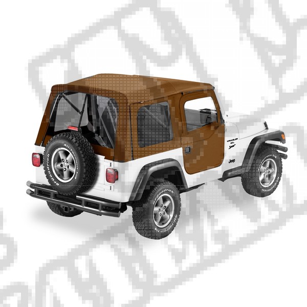 Plandeka ze stelażem Supertop przyciemniane okna/Doors Spice 97-06 Jeep TJ Wrangler