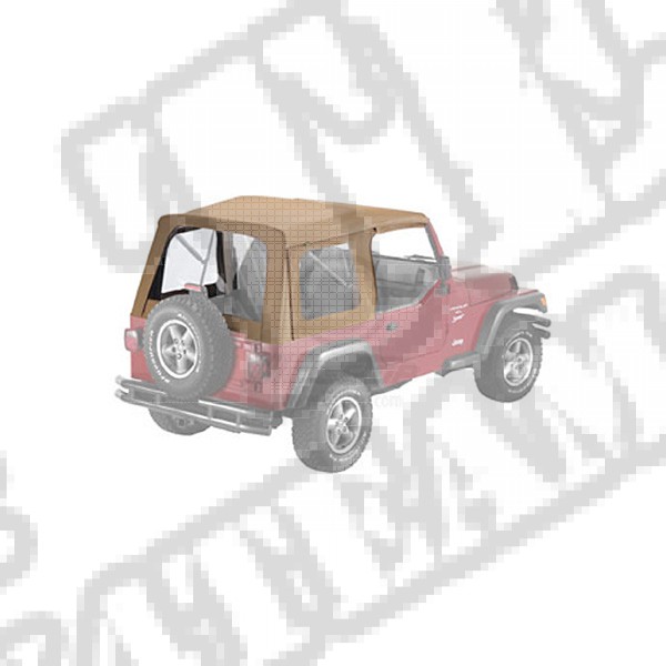 Plandeka ze stelażem Supertop Replacement Skin Spice 97-02 Jeep TJ Wrangler