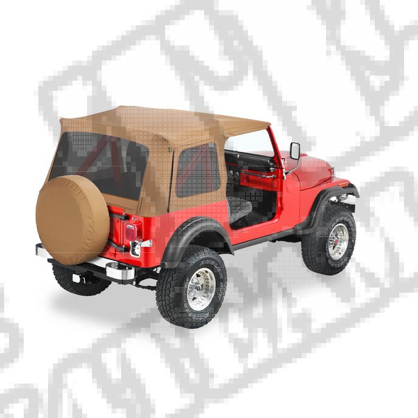 Plandeka ze stelażem Supertop Replacement Skin Spice 76-95 Jeep CJ/Wrangler