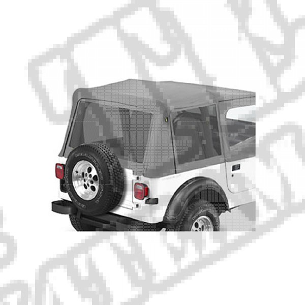 Zestaw siatkowych okien do plandeki Replace-A-Top Charcoal 87-95 Jeep YJ Wrangler