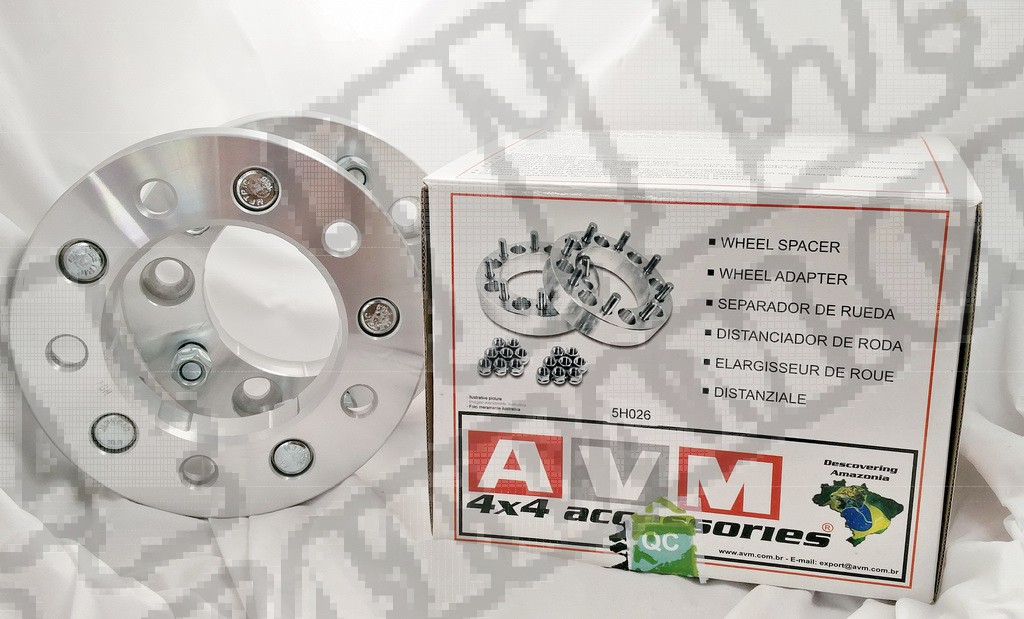 Dystanse AVM 5x150 na 5x150 grubość 1.25" (31,75mm)