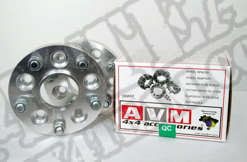 Dystanse AVM 5x114,3 na 5x127 grubość 1.25" (31,75mm)