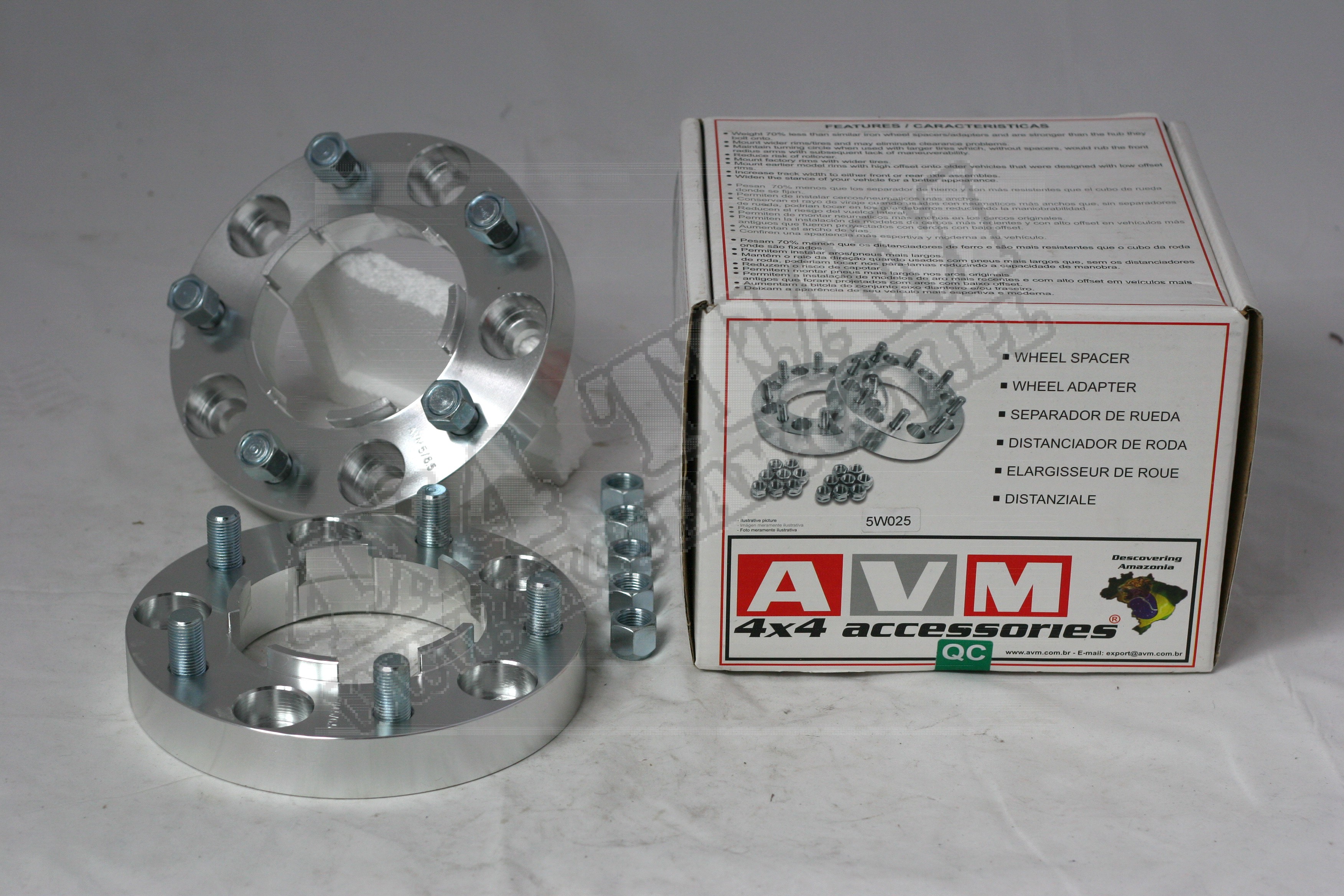 Dystanse AVM 5x165,1 na 5x165,1 grubość 1 1/6"(30mm)