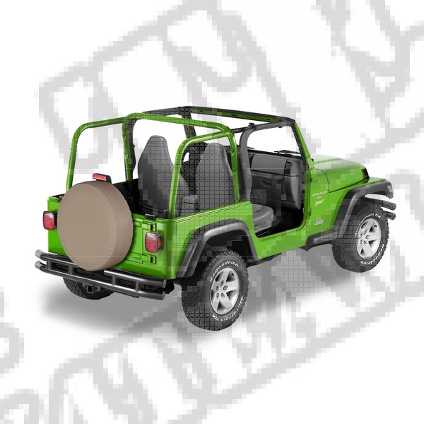 30 Inch Tire Cover Dark Tan