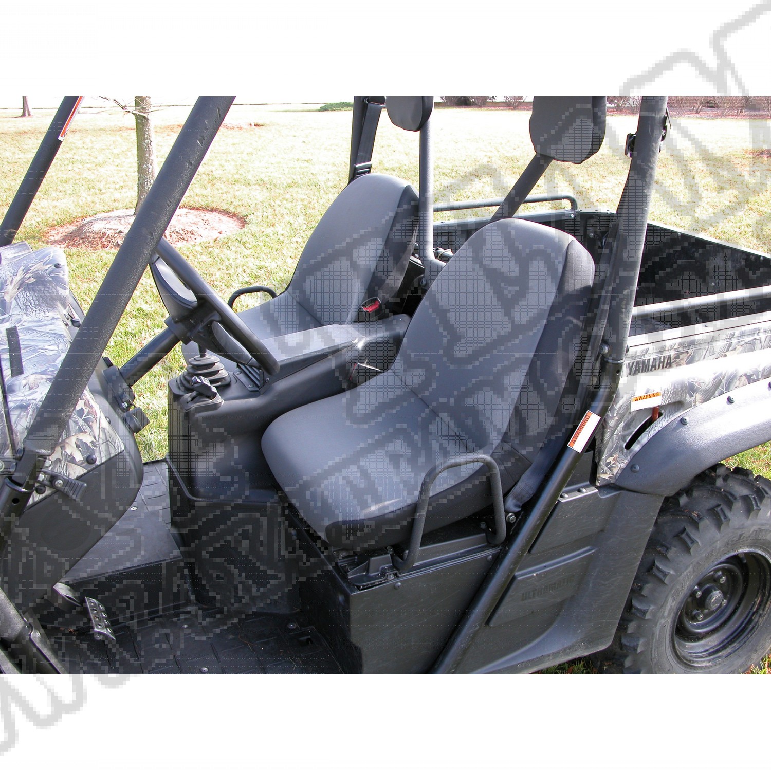 Seat Cover Kit, Fabric, Gray; Yamaha UTV